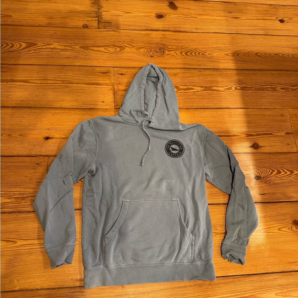 Men's They Qualified Captain Gray Hoodie with Logo